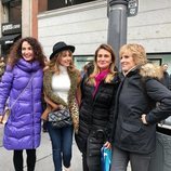 Cristina Rodríguez, Emma García, Carlota Corredera y Mercedes Milá en el Día de las Mujeres