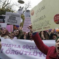 Manifestación por el Día de las Mujeres en Turquía