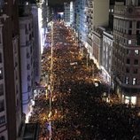Marea de mujeres en la manifestación de Madrid por el Día de las Mujeres