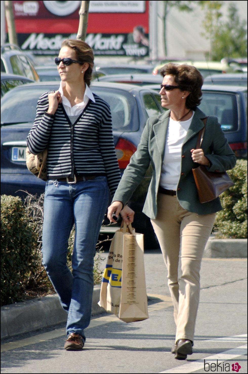 Rita Allendesalazar paseando con la Infanta Elena