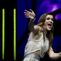 Amaia, muy emocionada en el concierto de la gira OT2017 Madrid