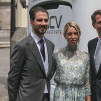 Los Príncipes Pablo, Olympia y Felipe de Grecia en la boda de Christian y Sassa de Hannover