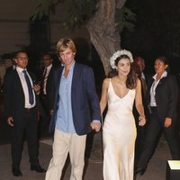 El Príncipe Christian de Hannover y Alessandra de Osma acuden al cocktail posterior a su boda