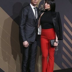 Georgina Rodríguez y Cristiano Ronaldo en los Premios de la Federación de Portugal 2018