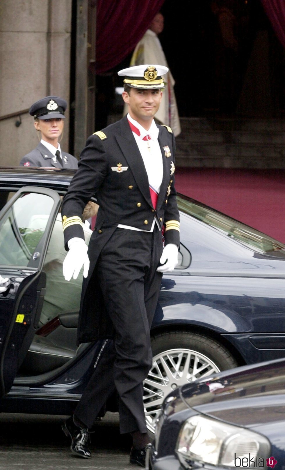 El Rey Felipe en la boda de Haakon y Mette-Marit de Noruega