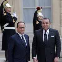 El Rey Mohamed VI y François Hollande