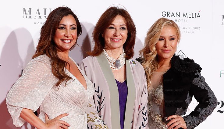 Pilar García, Ana Rosa Quintana y Anastacia en la fiesta de Global Gift de Madrid de 2018