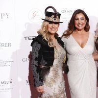 Anastacia, Pilar García y Pamela Anderson en la fiesta de Global Gift de Madrid de 2018
