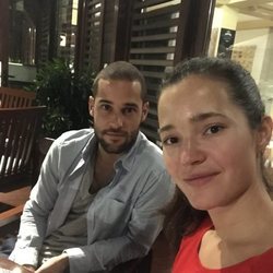 Mario Suárez y Malena Costa de vacaciones por China