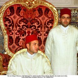 El Rey Mohamed VI el día de su proclamación