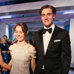 Alexandra de Hannover y Ben-Sylvester Strautmann en el Baile de la Rosa 2018
