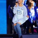 Ariana Grande en la marcha multitudinaria contra las armas en EEUU