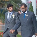 El Emir de Dubai y el Príncipe heredero en Epsom en 2017