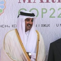 El Emir de Catar, Tamim bin Hamad Al-Thani, con el Rey Mohamed VI de Marruecos