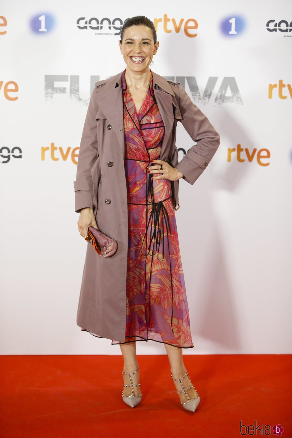 Raquel Sánchez Silva en la premier de la serie 'Fugitiva'