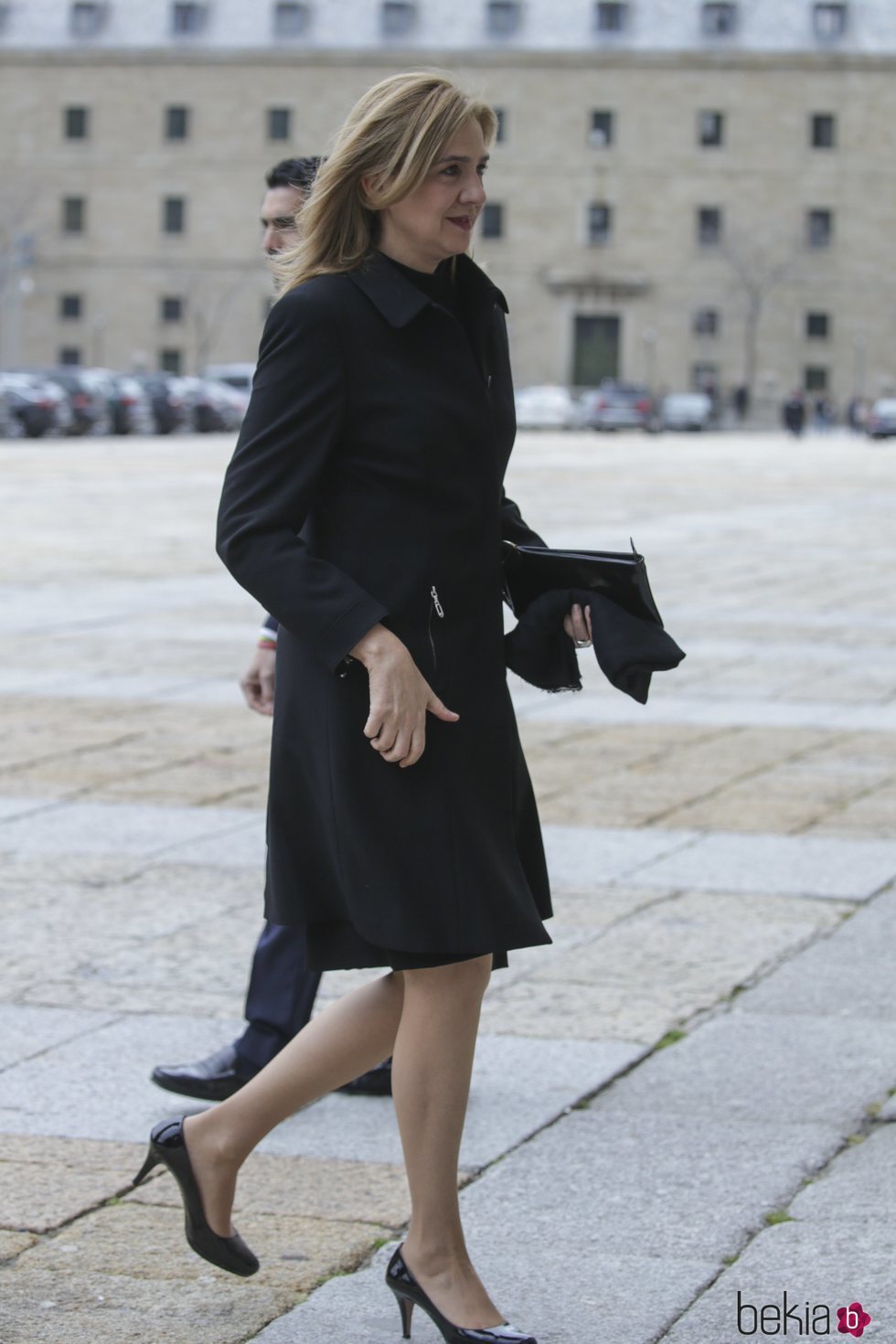 La Infanta Cristina en la misa por el 25 aniversario de la muerte del Conde de Barcelona