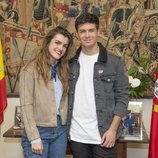 Amaia y Alfred en la embajada de Portugal en España
