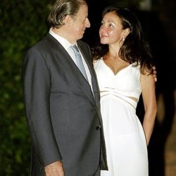 Esther Koplowitz en su boda con Fernando Falcó en el año 2003