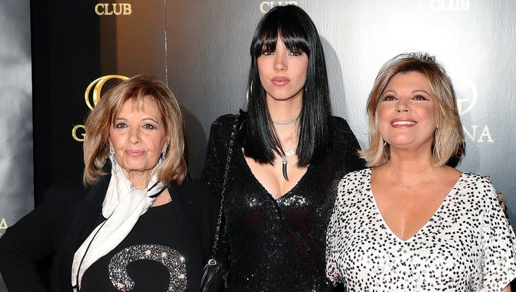 Alejandra Rubio, Terelu Campos y María Teresa Campos en el cumpleaños de la joven