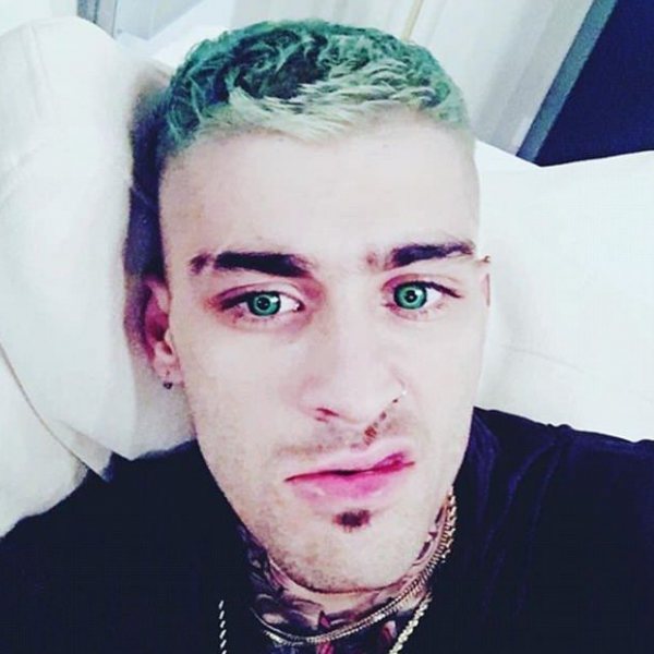 Zayn Malik Posa En Instagram Con El Pelo Teñido De Verde Foto En Bekia Actualidad 