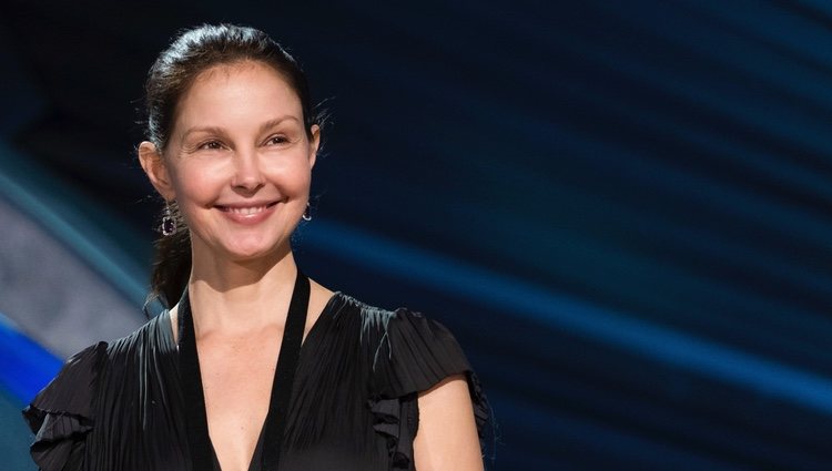 Ashley Judd durante un ensayo de la gala de los Oscar 2018