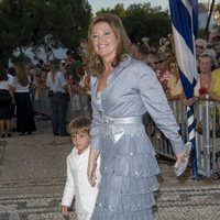 Alexia de Grecia con su hijo Carlos Morales