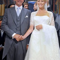 Nicolás de Grecia y Tatiana Blatnik en su boda