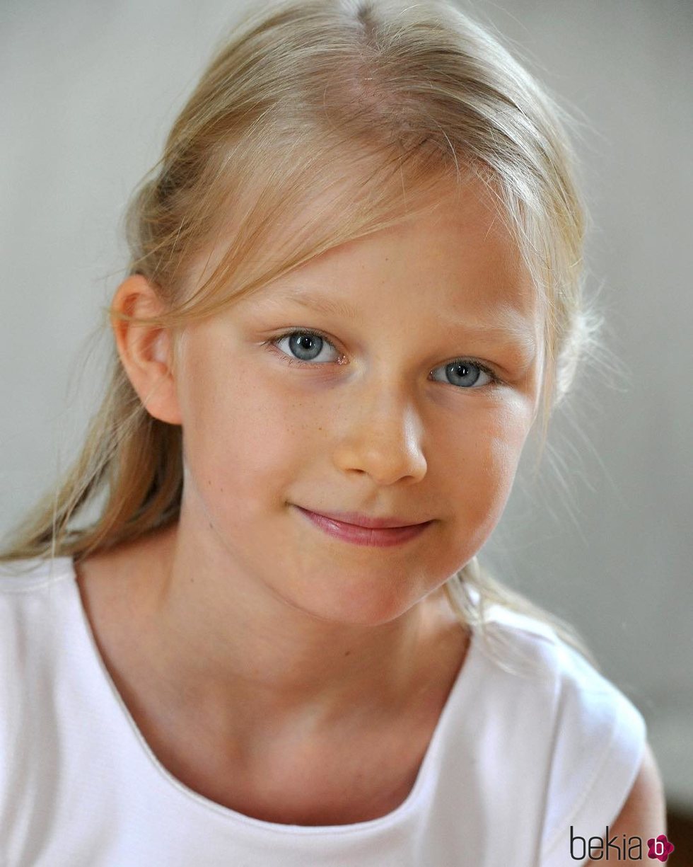 Leonor de Bélgica con 10 años