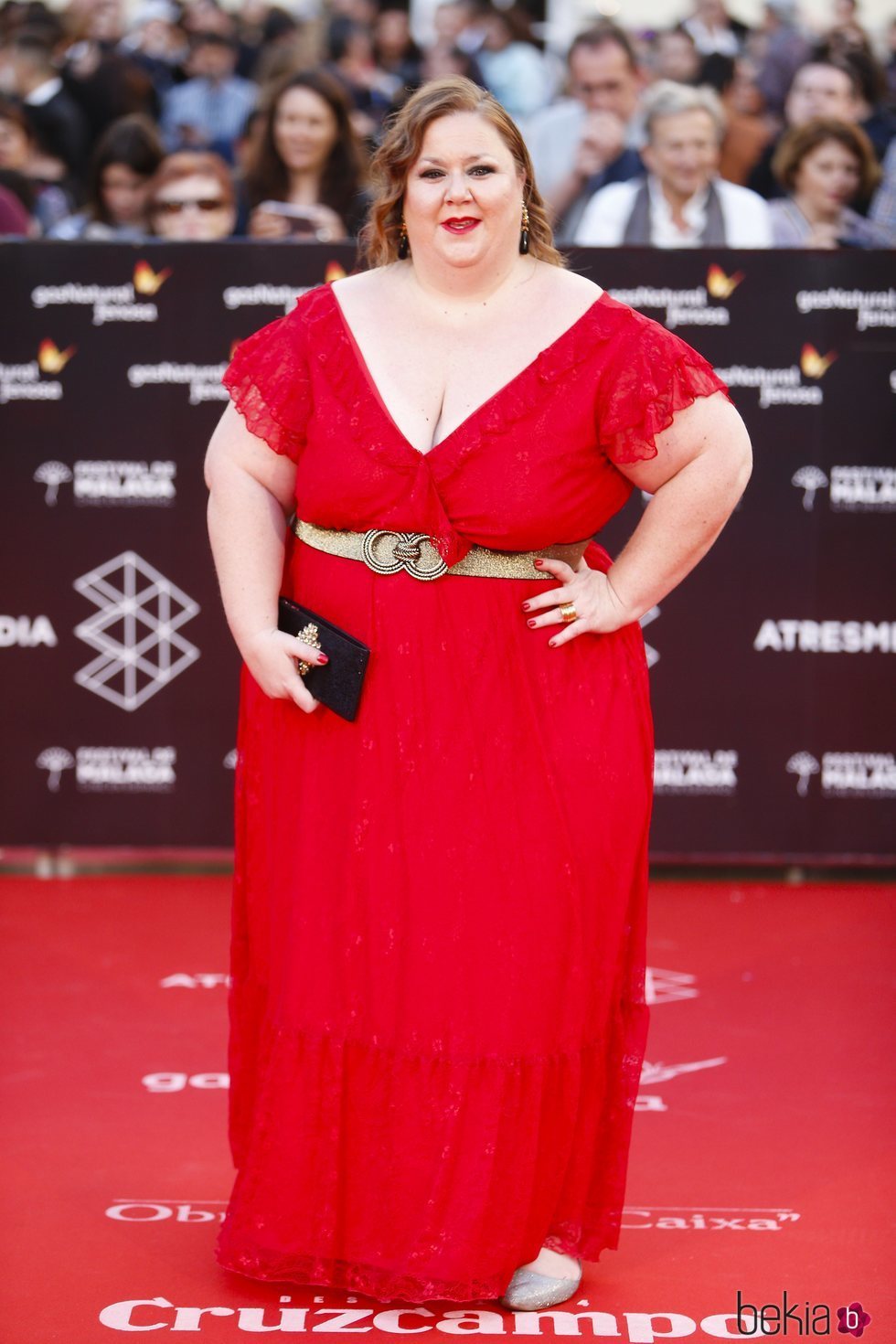 Itziar Castro en la alfombra roja del Festival de Málaga 2018