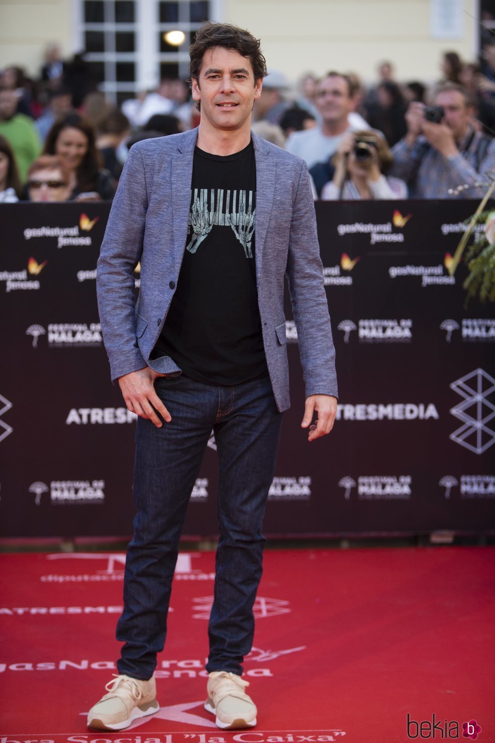 Eduardo Noriega en la alfombra roja del Festival de Málaga 2018