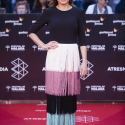 Toni Acosta en la alfombra roja del Festival de Málaga 2018