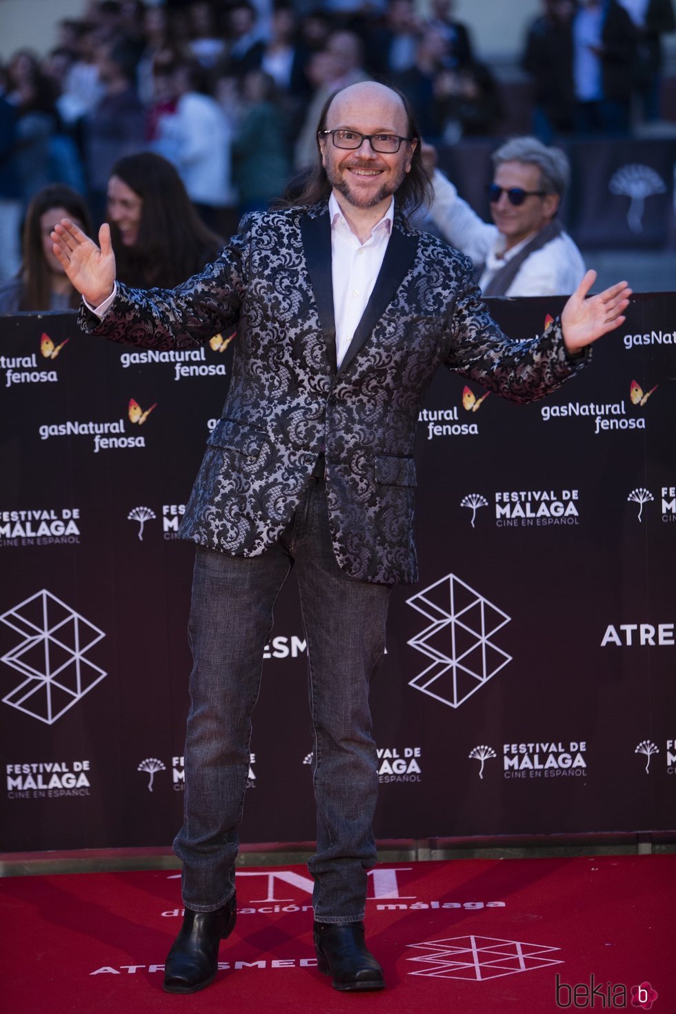 Santiago Segura en la alfombra roja del Festival de Málaga 2018