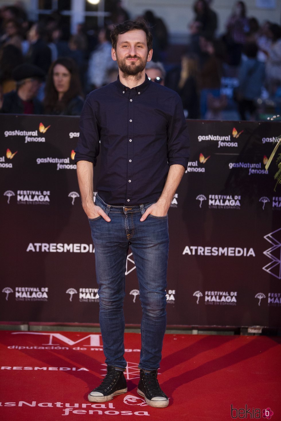 Raúl Arévalo en la alfombra roja del Festival de Málaga 2018