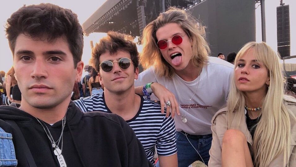 Marc Forné, Joan Pala, Biel Juste y Mónica Anoz en el Coachella 2018