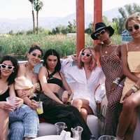 Kendall Jenner, Elsa Hosk y Jasmine Tookes en el festival Coachella 2018