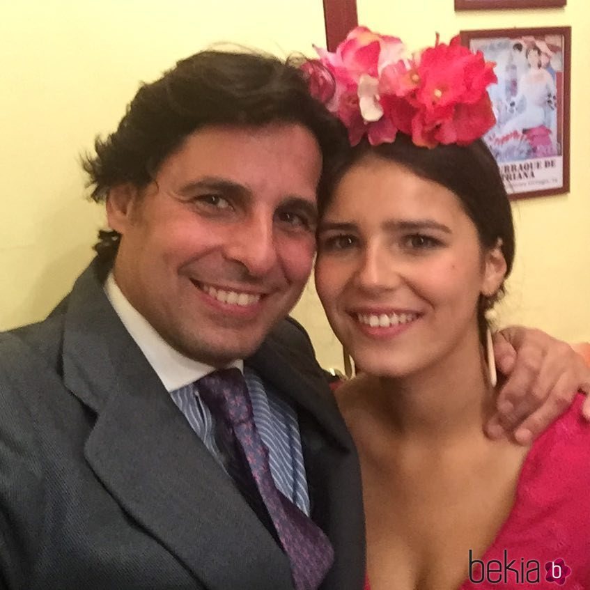Francisco Rivera y su hija Cayetana Rivera en la Feria de Abril 2018