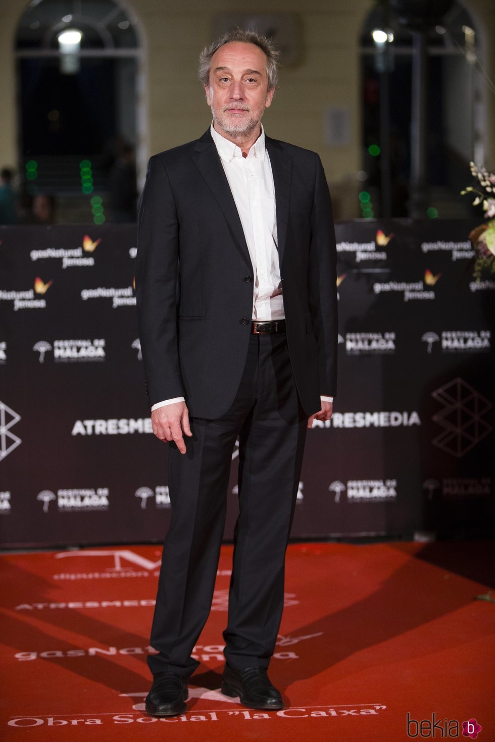 Gonzalo de Castro en la alfombra roja de una de las noches del Festival de Málaga 2018