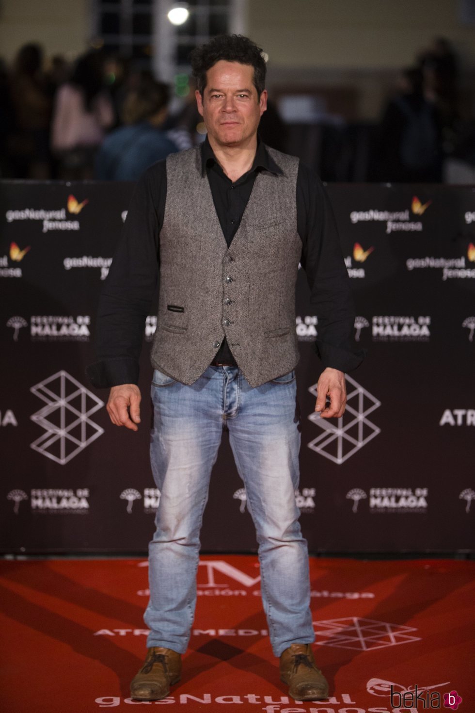 Jorge Sanz en la alfombra roja de una de las noches del Festival de Málaga 2018
