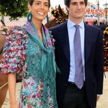 El Duque de Huéscar, Fernando Fitz-James, junto a Sofía Palazuelo en la Feria de Abril 2018