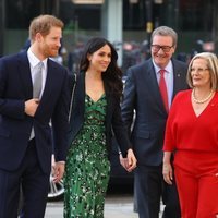 El Príncipe Harry y Meghan Markle a su llegada al Alto Comisionado de Australia en Londres