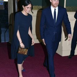 El Príncipe Harry y Meghan Markle en el concierto del 92 cumpleaños de la Reina