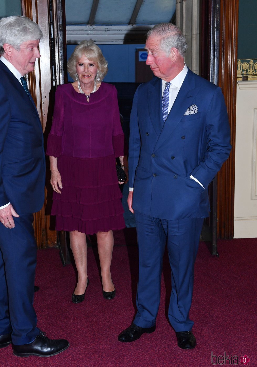 El Príncipe Carlos y la Duquesa de Cornualles en el concierto del 92 cumpleaños de la Reina