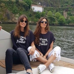 Sara Carbonero e Isabel Jiménez juntas en Oporto
