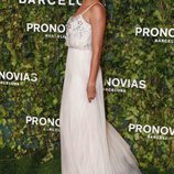 Irina Shayk en el desfile de Pronovias en la Barcelona Bridal Fashion Week 2018
