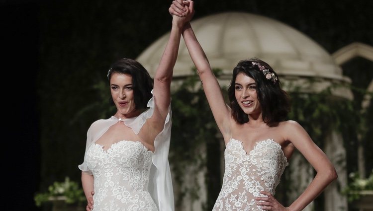Blanca Romero y Lucía Rivera juntas en la Barcelona Bridal Fashion Week 2018