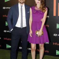 Elena Ballesteros y Juan Antonio Susarte posan juntos en el pohotocall de Influencers Awards
