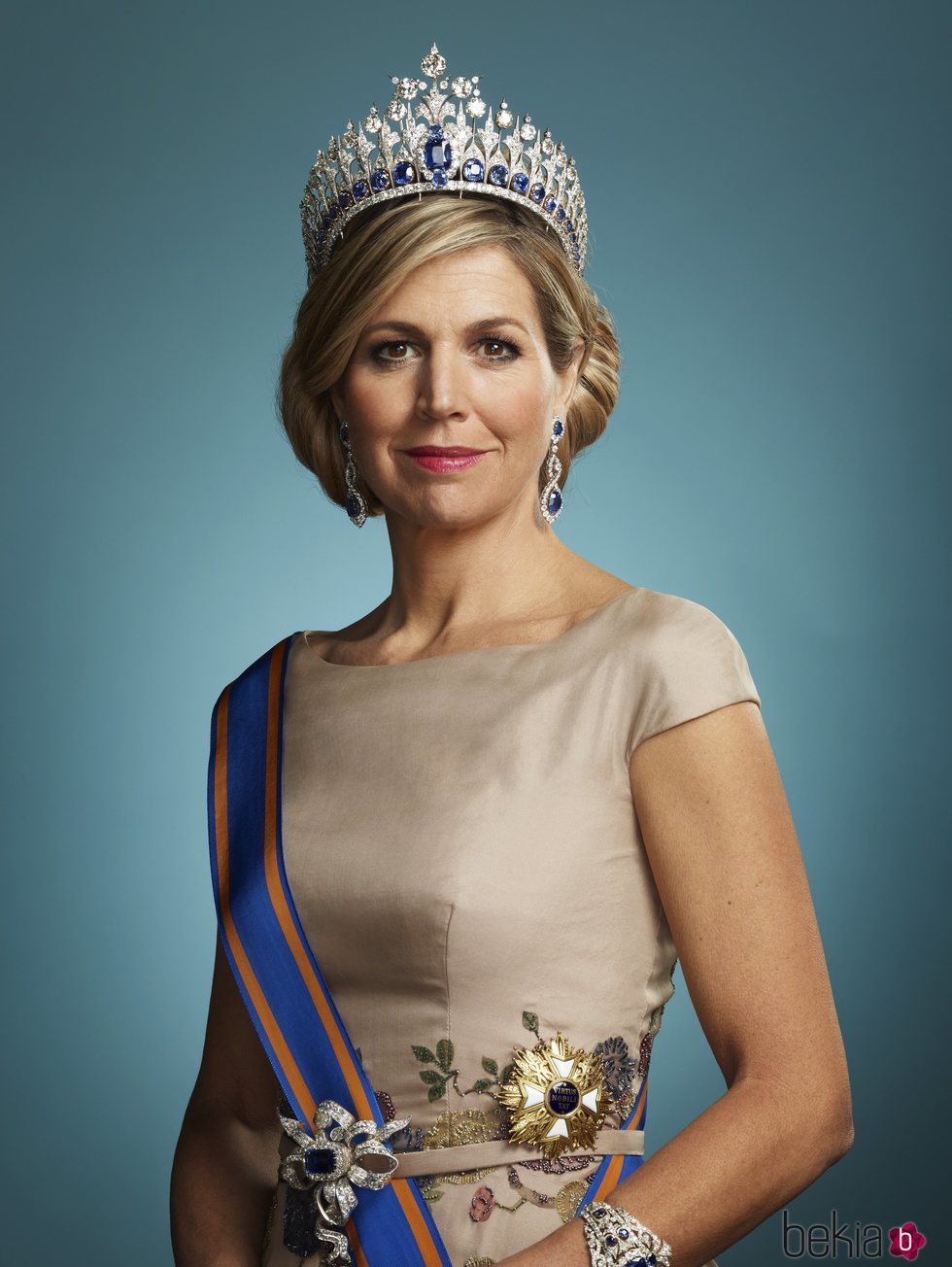 Posado de Máxima de Holanda con motivo de sus 5 años como Reina