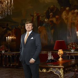 Guillermo Alejandro de Holanda en el Palacio Real de Amsterdam