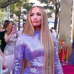 Jennifer Lopez con extensiones en los Premios Billboard de la Música Latina de 2018