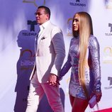 Jennifer Lopez y su novio Alex Rodríguez en los Premios Billboard de la Música Latina de 2018